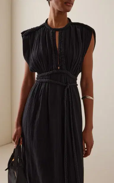 Isabel Marant Joya Cotton Dress | Thumbnail 3
