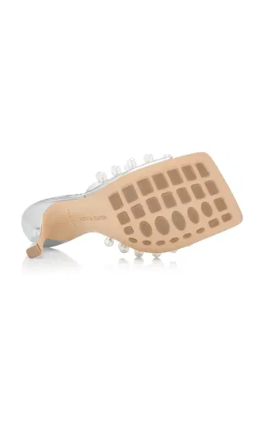 Bottega Veneta Mirror Sphere Stretch Mule Sandals | Thumbnail 6