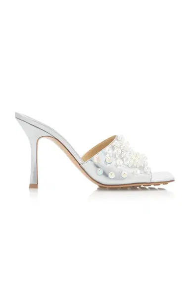 Bottega Veneta Mirror Sphere Stretch Mule Sandals | Thumbnail 7