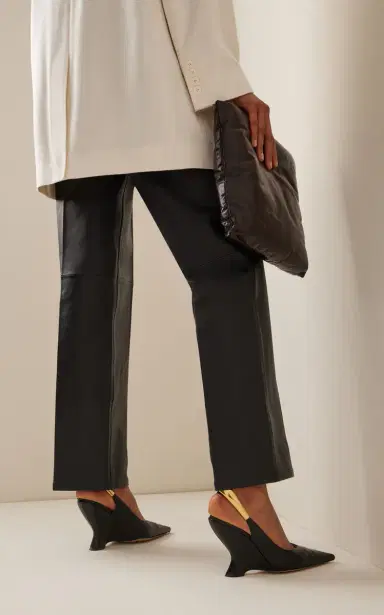 Bottega Veneta Punta Leather Slingback Pumps | Thumbnail 2 Bottega Veneta Punta Leather Slingback Pumps | Thumbnail 2