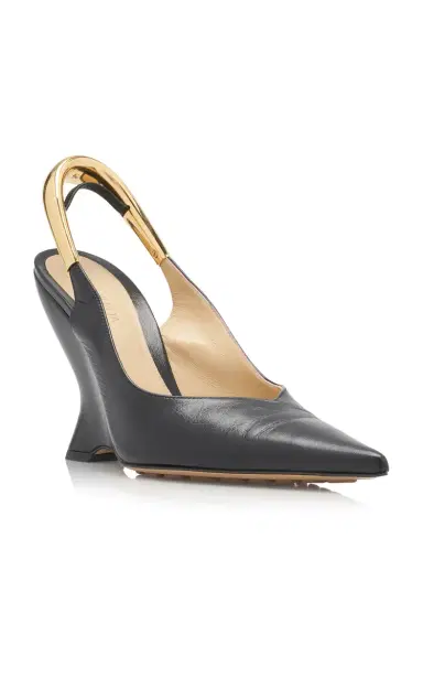 Bottega Veneta Punta Leather Slingback Pumps | Thumbnail 6 Bottega Veneta Punta Leather Slingback Pumps | Thumbnail 6