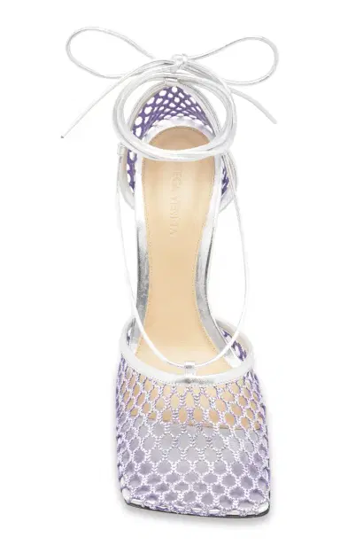 Bottega Veneta Stretch Metallic Sandals | Thumbnail 4 Bottega Veneta Stretch Metallic Sandals | Thumbnail 4