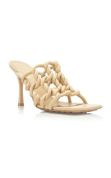 Bottega Veneta Stretch Leather Mule Sandals | Thumbnail 6
