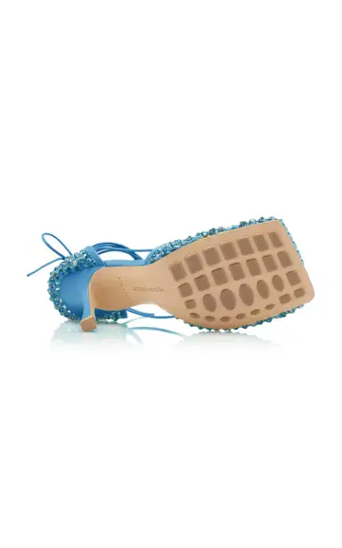 Bottega Veneta Sparkle Stretch Sandals | Thumbnail 6