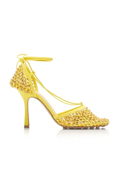 Bottega Veneta Sparkle Stretch Sandals | Thumbnail 7