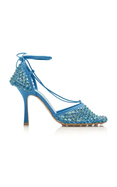 Bottega Veneta Sparkle Stretch Sandals | Thumbnail 1