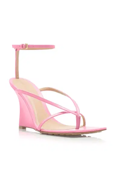 Bottega Veneta Lounge Leather Wedge Sandals | Thumbnail 4 Bottega Veneta Lounge Leather Wedge Sandals | Thumbnail 4