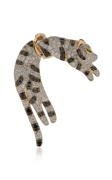 Yvonne Léon Feline With Diamonds Single Earring | Thumbnail 1