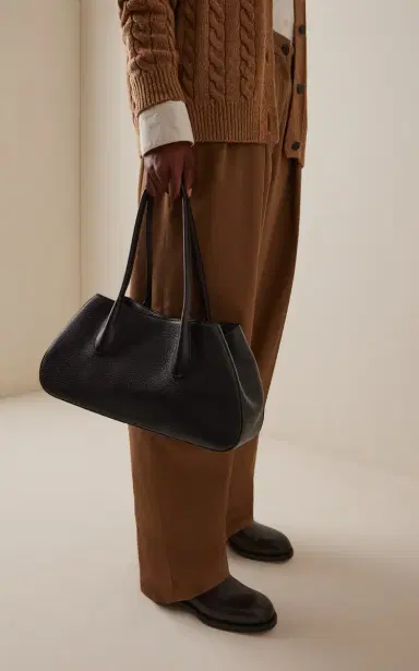 The Row Alger Leather Shoulder Bag | Thumbnail 2 The Row Alger Leather Shoulder Bag | Thumbnail 2