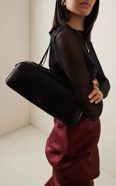 Khaite Simona Leather Shoulder Bag | Thumbnail 2