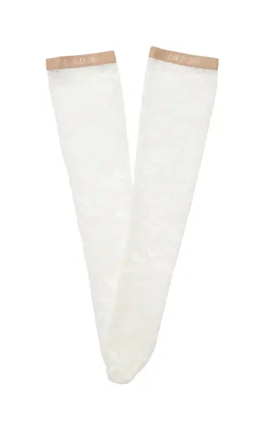 Valentino Garavani Lace Knee-High Socks | Thumbnail 1