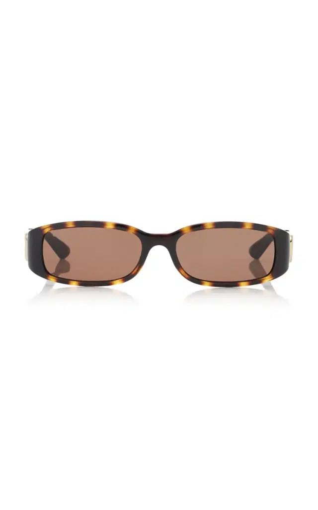 Hailey Square-Frame Acetate Sunglasses
