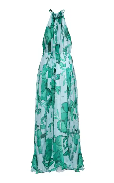 Francesca Miranda Exclusive Ivy-Printed Silk Gown | Thumbnail 5 Francesca Miranda Exclusive Ivy-Printed Silk Gown | Thumbnail 5