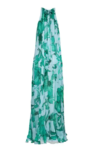 Francesca Miranda Exclusive Ivy-Printed Silk Gown | Thumbnail 6 Francesca Miranda Exclusive Ivy-Printed Silk Gown | Thumbnail 6