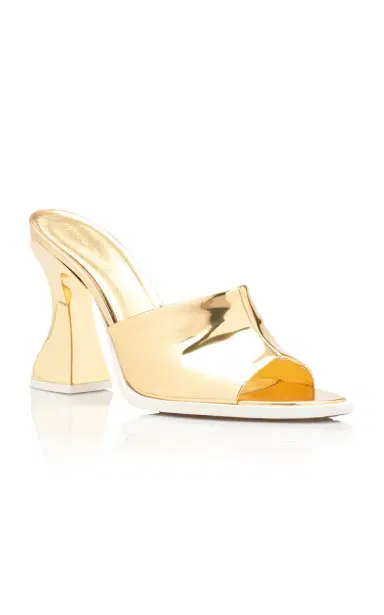 Bottega Veneta Cha-Cha Metallic Leather Sandals | Thumbnail 5 Bottega Veneta Cha-Cha Metallic Leather Sandals | Thumbnail 5