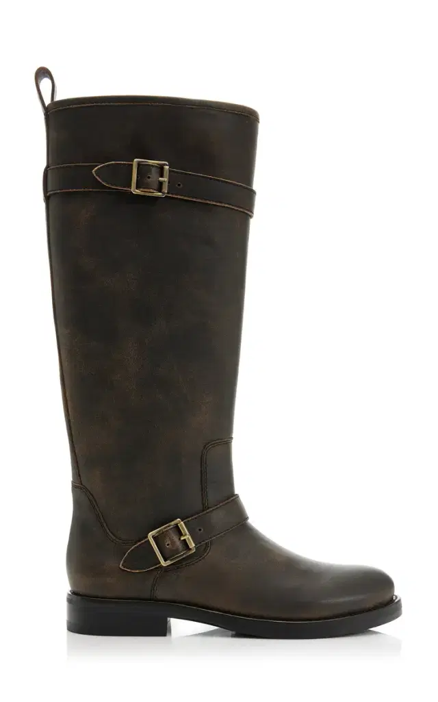 Noah Leather Knee Boots
