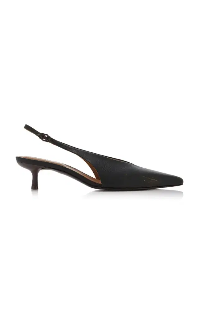 Sylvie Leather Slingback Pumps
