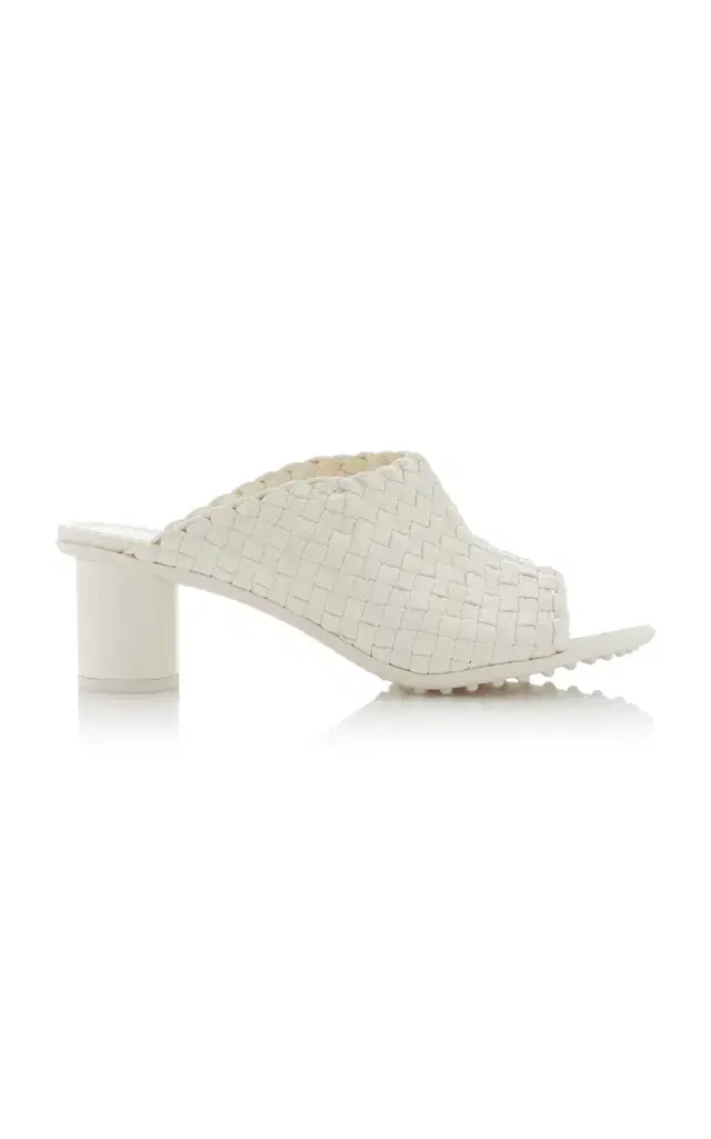 Bottega Veneta Atomic Intrecciato Leather Mules