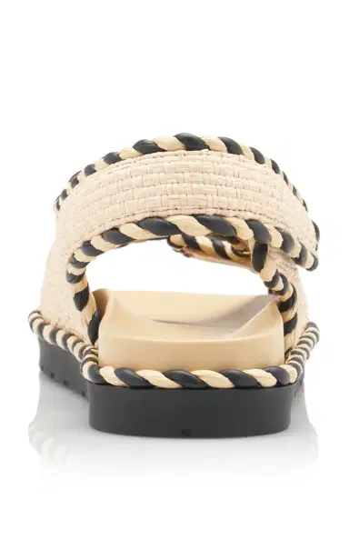 Bottega Veneta Jack Raffia Slingback Sandals | Thumbnail 4