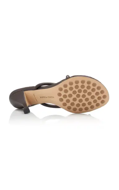 Bottega Veneta Blink Jute-Trimmed Leather Sandals | Thumbnail 6