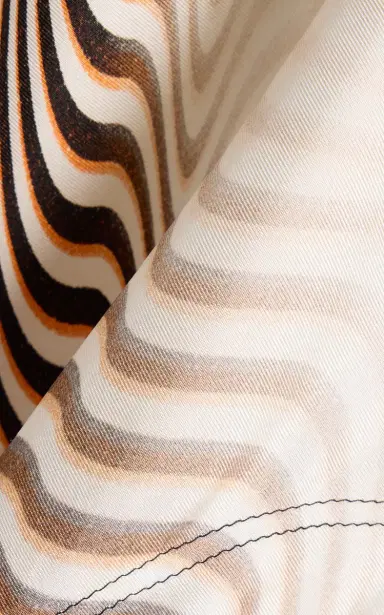 Niccolò Pasqualetti Onda Zebra-Printed Silk Twill Top | Thumbnail 5