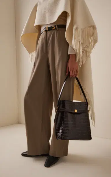 TOTEME Belted Croco-embossed Bucket Bag | Thumbnail 2 TOTEME Belted Croco-embossed Bucket Bag | Thumbnail 2