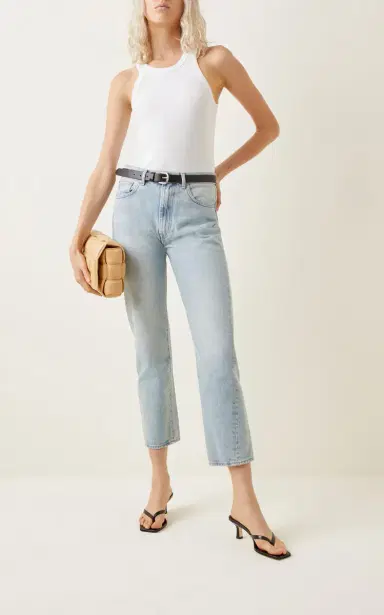 Toteme Espera Ribbed Stretch Cotton-Blend Top | Thumbnail 12