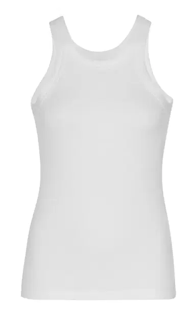 Toteme Espera Ribbed Stretch Cotton-Blend Top | Thumbnail 20