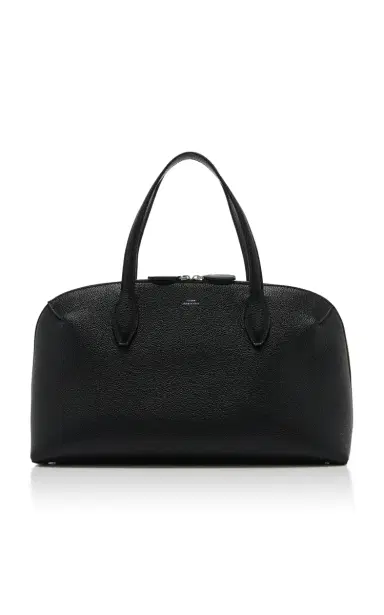 TOTEME Medium Grained Leather Lounge Zip Tote | Thumbnail 8 TOTEME Medium Grained Leather Lounge Zip Tote | Thumbnail 8