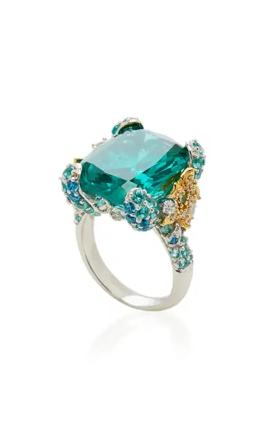 Anabela Chan Paraiba Ocean Ring | Thumbnail 3