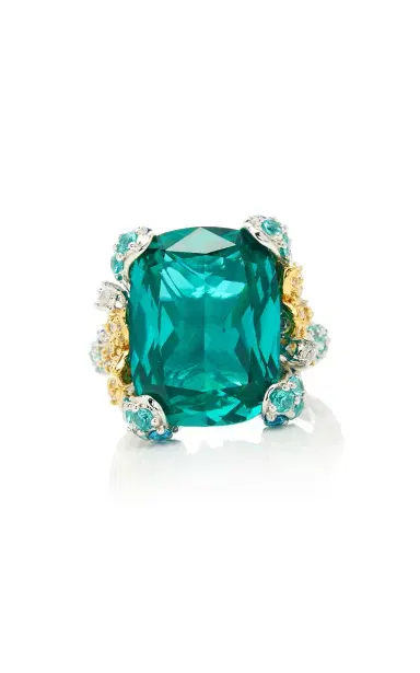 Anabela Chan Paraiba Ocean Ring | Thumbnail 7