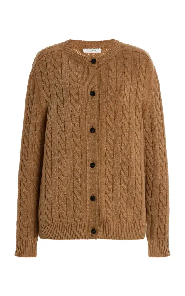 The Row Loneke Wool Cardigan