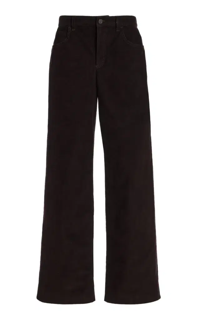 Egglita Corduroy High-Rise Straight-Leg Jeans