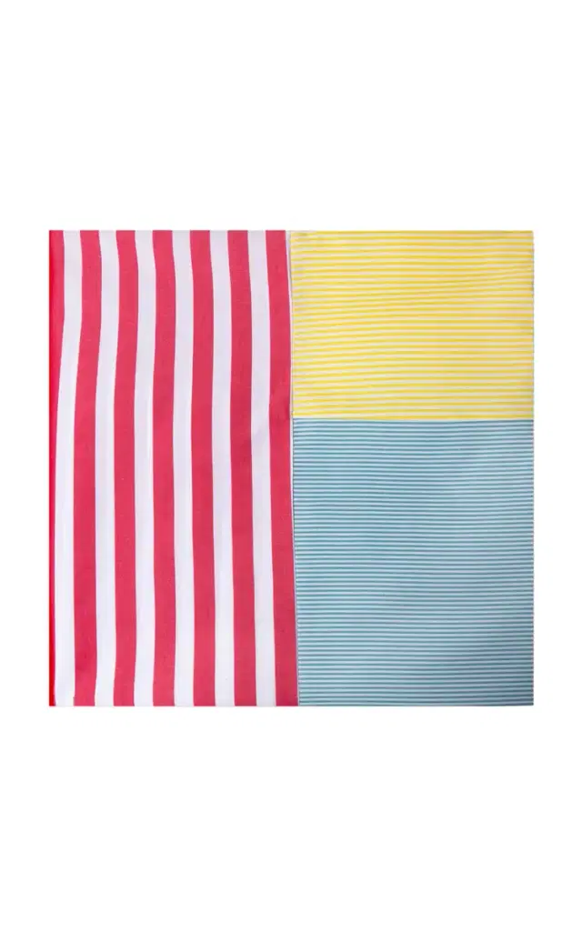 Striped Cotton Tablecloth - Multi