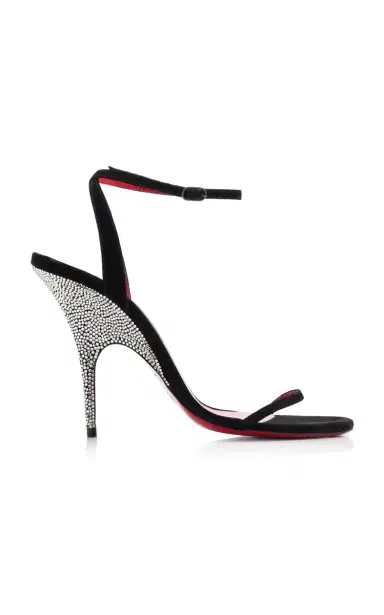 Christian Louboutin Arch Queen 100mm Embellished Suede Sandals | Thumbnail 8 Christian Louboutin Arch Queen 100mm Embellished Suede Sandals | Thumbnail 8