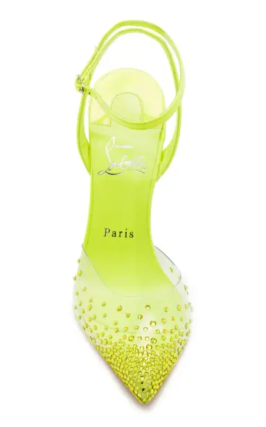 Christian Louboutin Spikaqueen 100mm Leather and PVC Pumps | Thumbnail 3 Christian Louboutin Spikaqueen 100mm Leather and PVC Pumps | Thumbnail 3