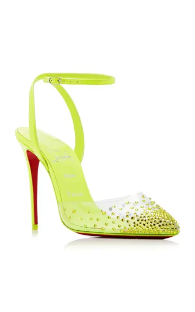 Christian Louboutin Spikaqueen 100mm Leather and PVC Pumps | Thumbnail 5 Christian Louboutin Spikaqueen 100mm Leather and PVC Pumps | Thumbnail 5