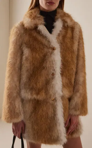 Prada Aspen Faux Fur Coat | Thumbnail 3