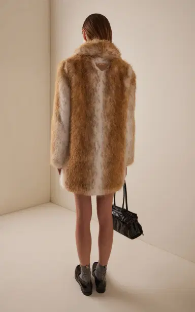 Prada Aspen Faux Fur Coat | Thumbnail 4