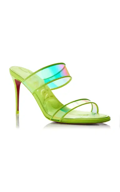 Christian Louboutin Just Loubi 85mm PVC; Patent Leather Sandals | Thumbnail 3 Christian Louboutin Just Loubi 85mm PVC; Patent Leather Sandals | Thumbnail 3