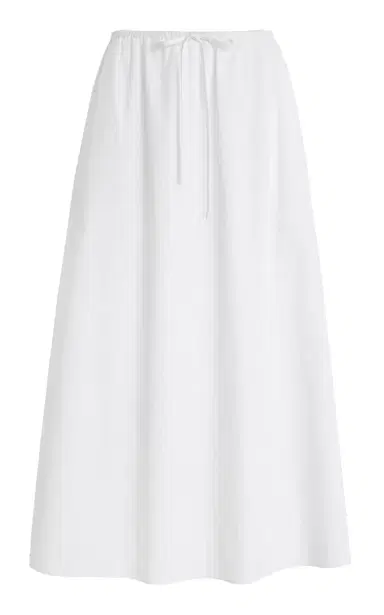 Matteau Drawcord Organic Cotton Maxi Drawstring Skirt | Thumbnail 6