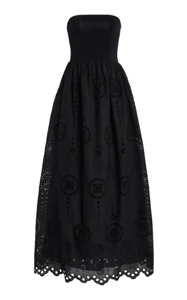 Matteau Knit and Broderie Anglaise Cotton Midi Dress | Thumbnail 10 Matteau Knit and Broderie Anglaise Cotton Midi Dress | Thumbnail 10