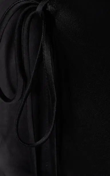 LESET Barb Cropped Satin Top | Thumbnail 5