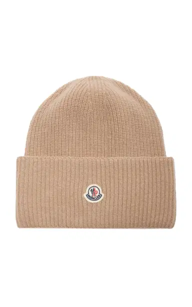 Moncler Ribbed-Knit Wool Beanie | Thumbnail 2 Moncler Ribbed-Knit Wool Beanie | Thumbnail 2