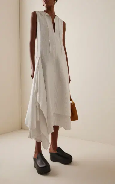 JW Anderson Layered Cotton Dress | Thumbnail 2
