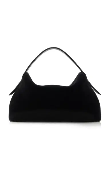 TOTEME T-Lock Suede Top Handle Bag | Thumbnail 5