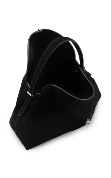 TOTEME T-Lock Suede Top Handle Bag | Thumbnail 6