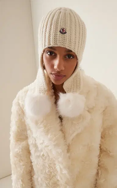 Moncler Pom-Detailed Knit Hat | Thumbnail 2