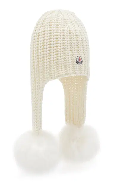 Moncler Pom-Detailed Knit Hat | Thumbnail 3