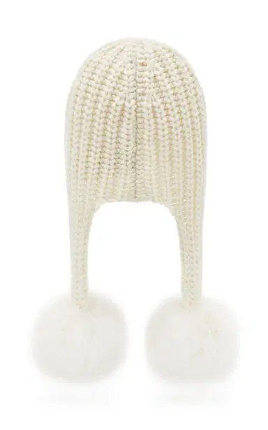 Moncler Pom-Detailed Knit Hat | Thumbnail 4